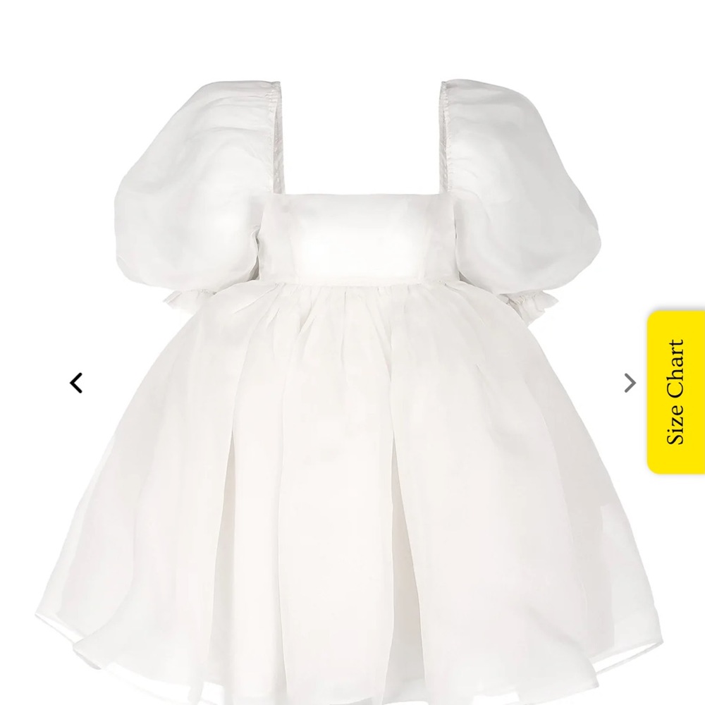 Selkie Ivory Puff Dress